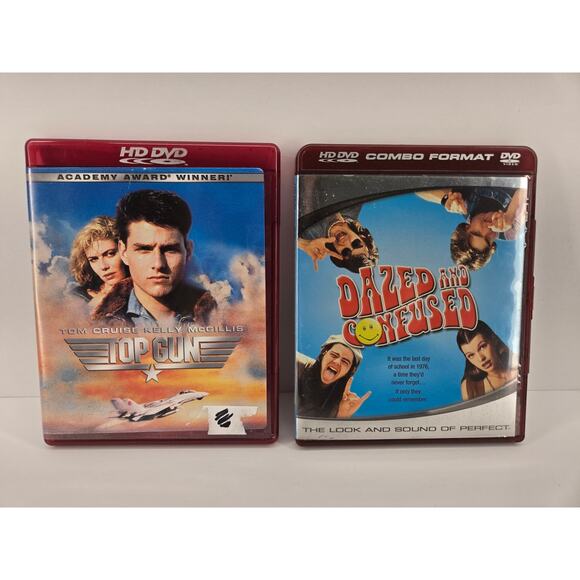 HD DVD Bundle Top Gun | Dazed and Confused | DVD Lot - Picture 1 of 2
